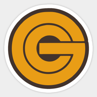 Gold Circle Sticker